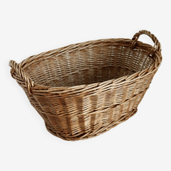 Large vintage basket with handles