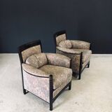 Postmodern Peggy Lounge Chairs by Umberto Asnago for Giorgetti, Italy, 1980s, Set of 2