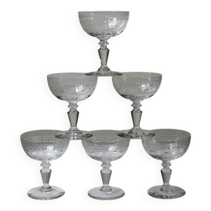 suite de 6 coupes à