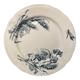 Dish plate in Terre de Fer XIXth, Choisy-Le-Roi