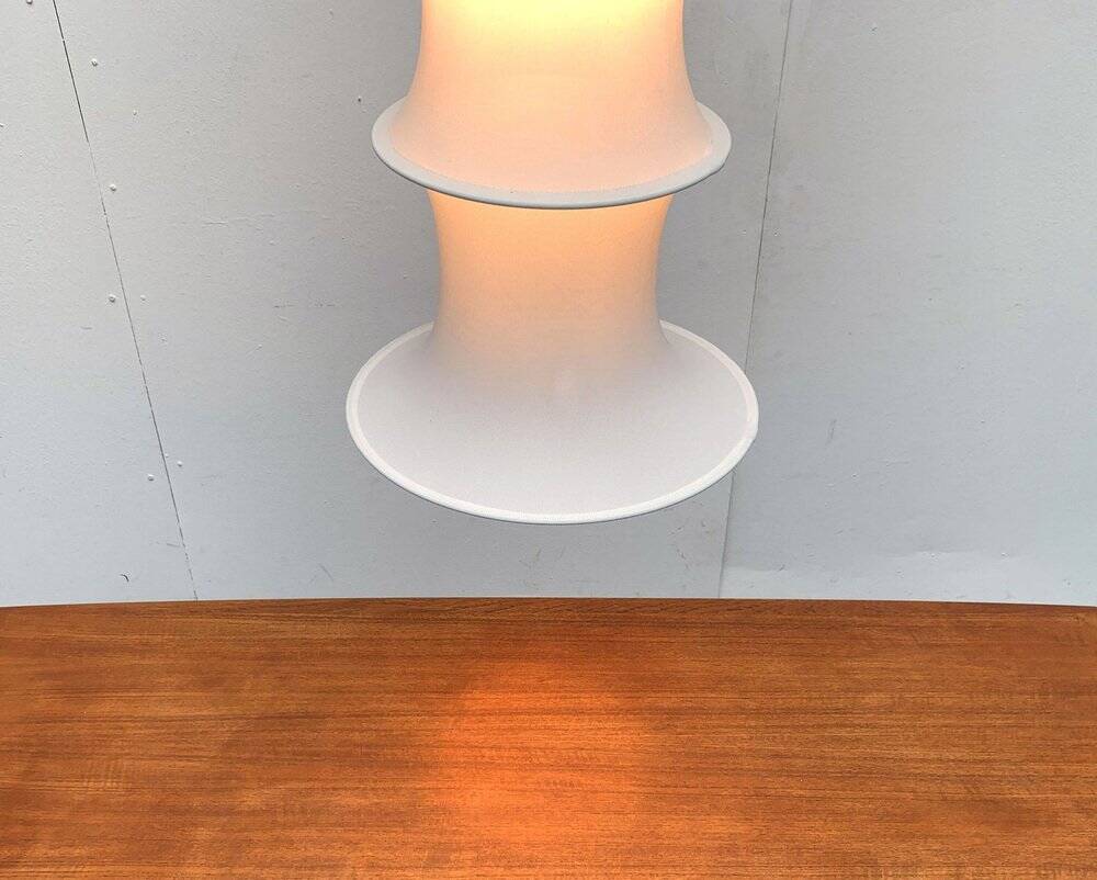 Falkland suspension lamp model by Bruno Munari for Danese Milano.