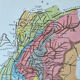 Carte originale Alpes - 37x27cm - 1908