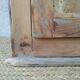 Antique wooden bathroom cabinet patinated