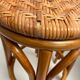 Rattan and bamboo bar and 3 stools from the 60s