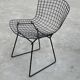 Harry Bertoia Chair 420 "wire" Knoll International in black
