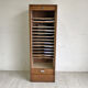 Meuble de bureau à rideau vintage 60's