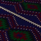 Area kilim rug ,vintage wool turkish handknotted kilim, 270 cmx 152 cm rug