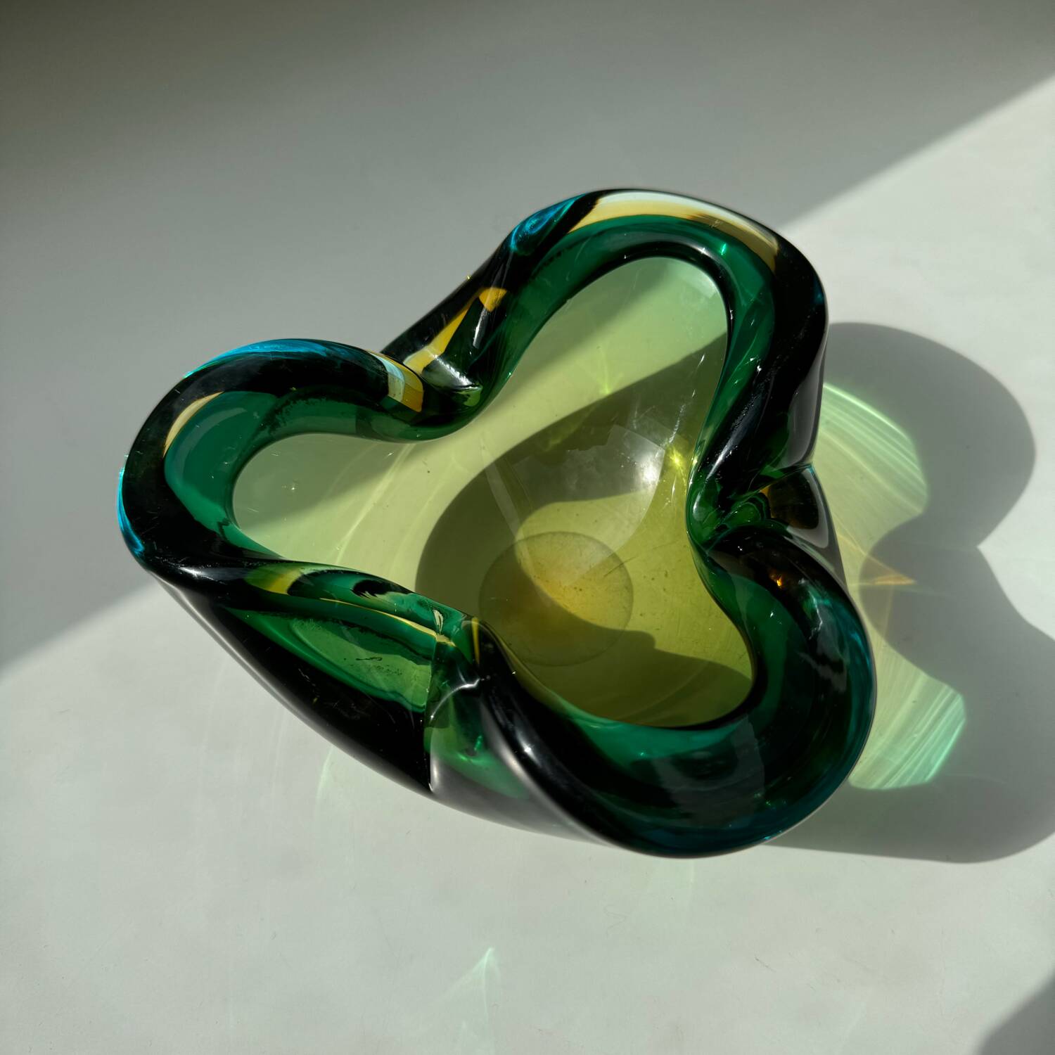 Coupe à bijoux en verre de Murano Cedenese
