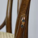 Betwood and cane brown chair