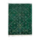 Modern Moroccan carpet green