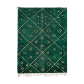 Modern Moroccan carpet green