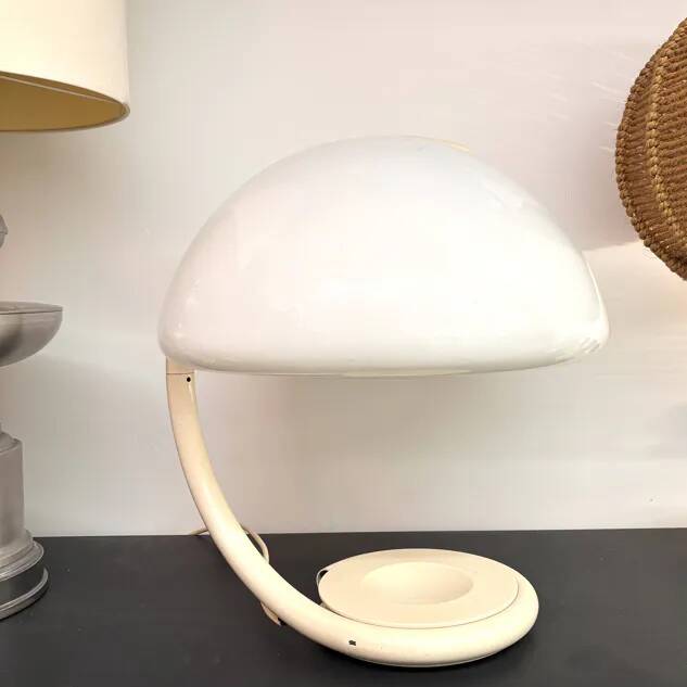 Lampe à poser Serpente Martinelli années 70