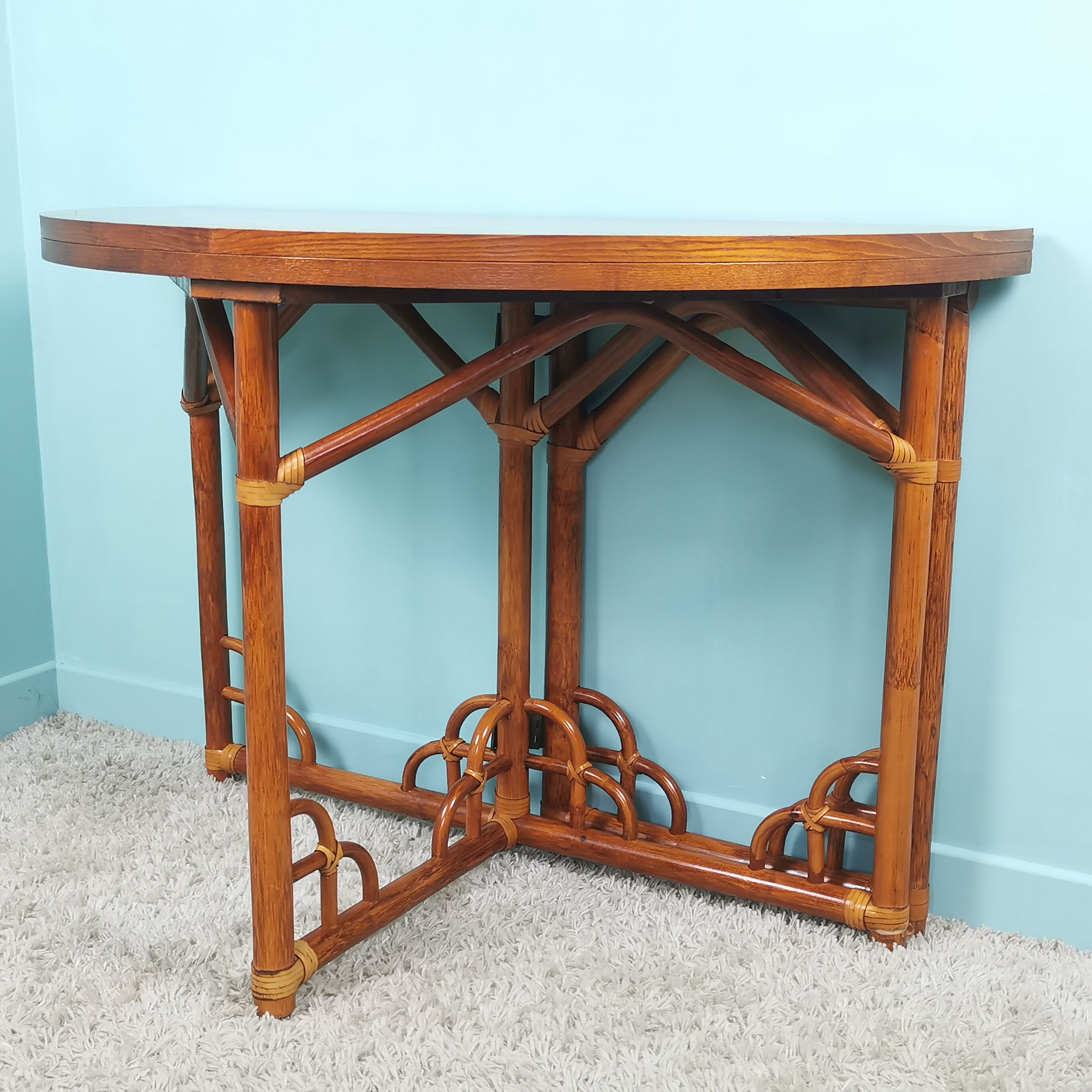 Maugrion console table and 2 chairs
