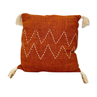 Bohemian cushion cover zak terracotta