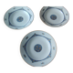 Lot de 3 assiettes creuses limoges - jean boyer (circa 1950)