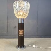 Vintage italian murano glass space age floor lamp, 1970s