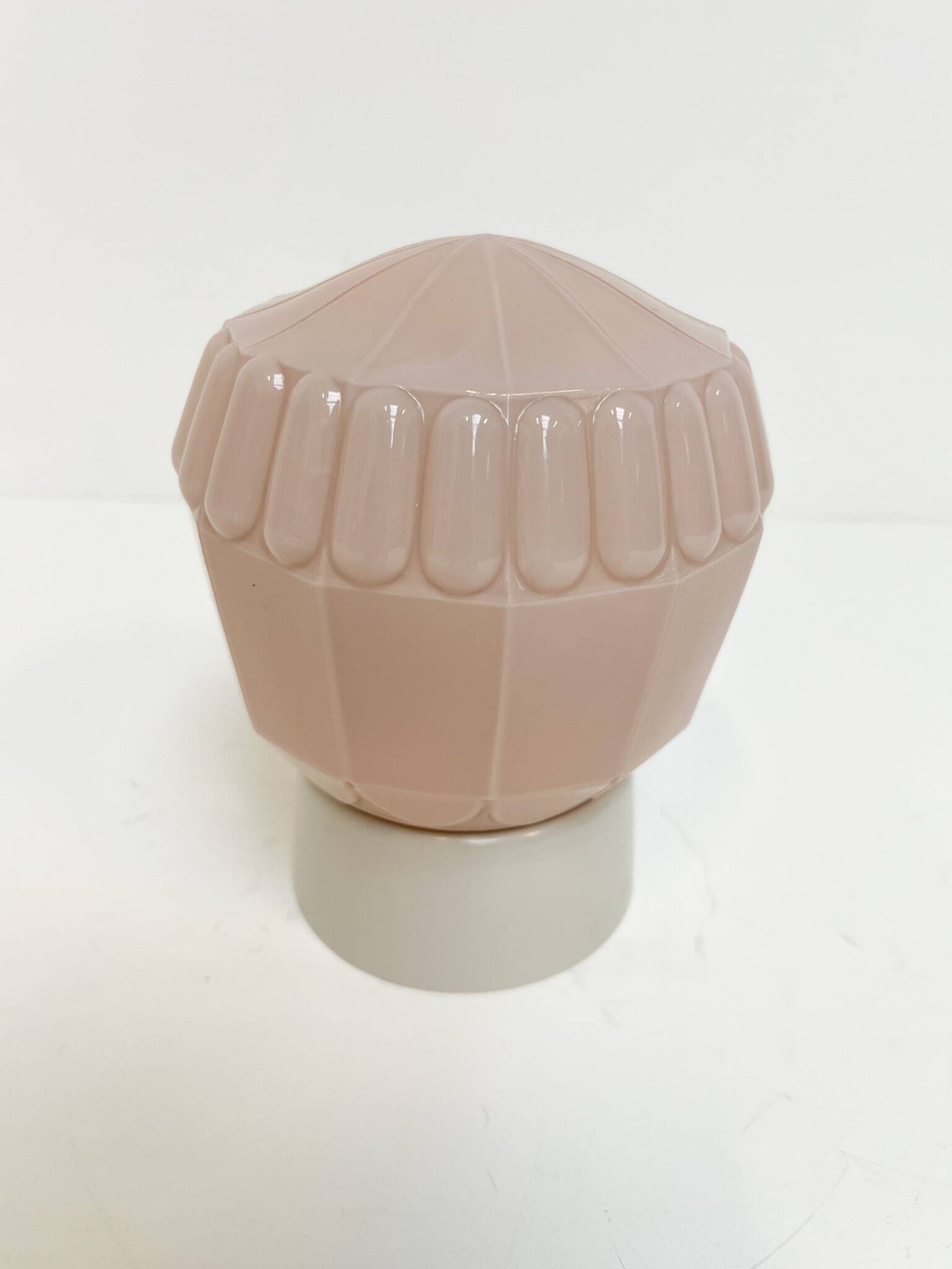 Art Deco pink Thabur ceiling lamp, 1930s