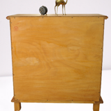 Small dresser in vintage blond walnut