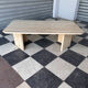 Vintage coffee table in travertine