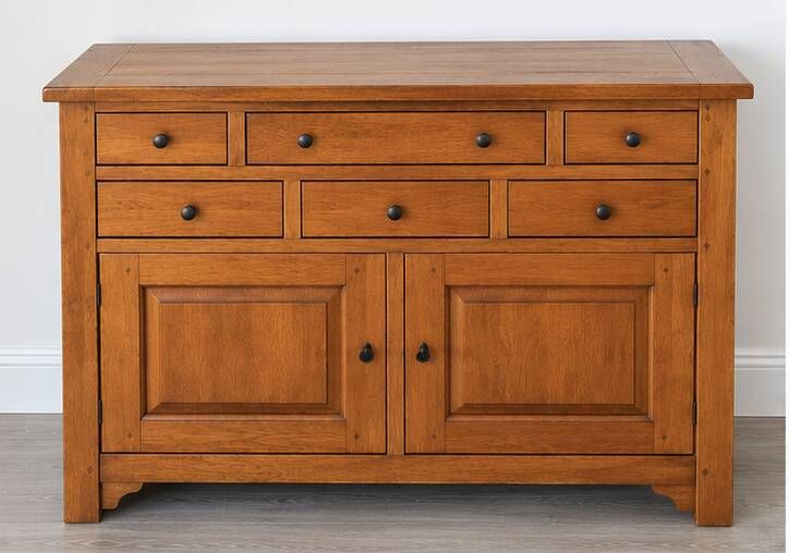 Buffet, enfilade en chêne massif