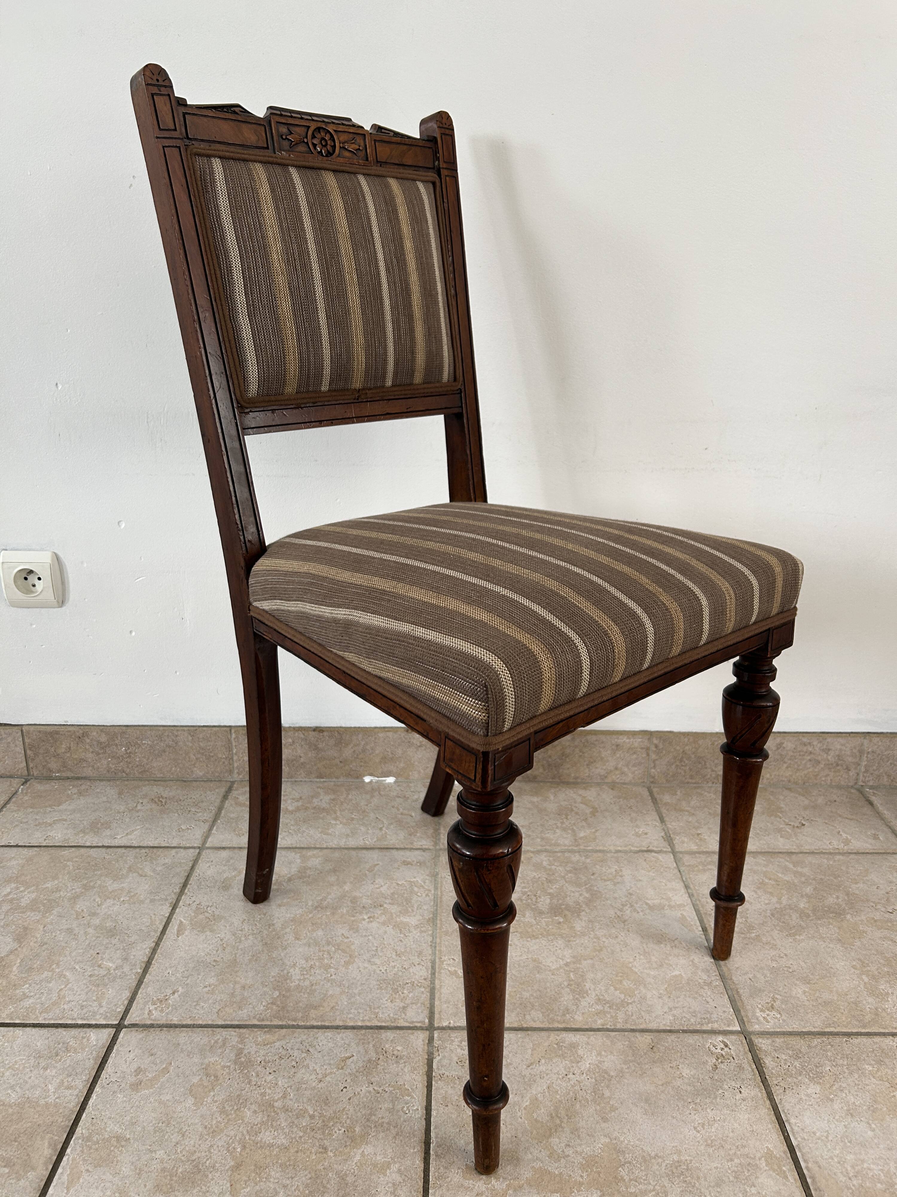 Set of 4 EMPIRE period chairs