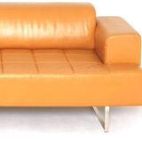 Quadra 3-seater leather sofa Poltrona Frau