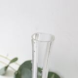 Transparent glass soliflore