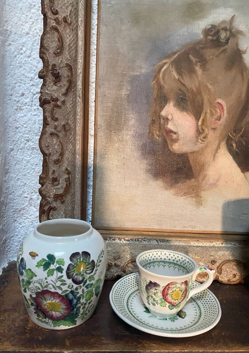 Mason's stamped ironstone mug