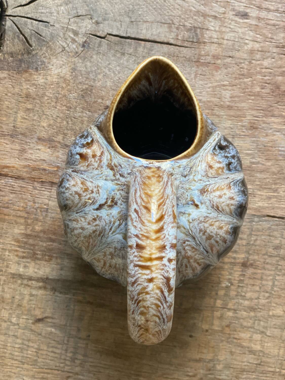 Pichet vintage en céramique émaillée