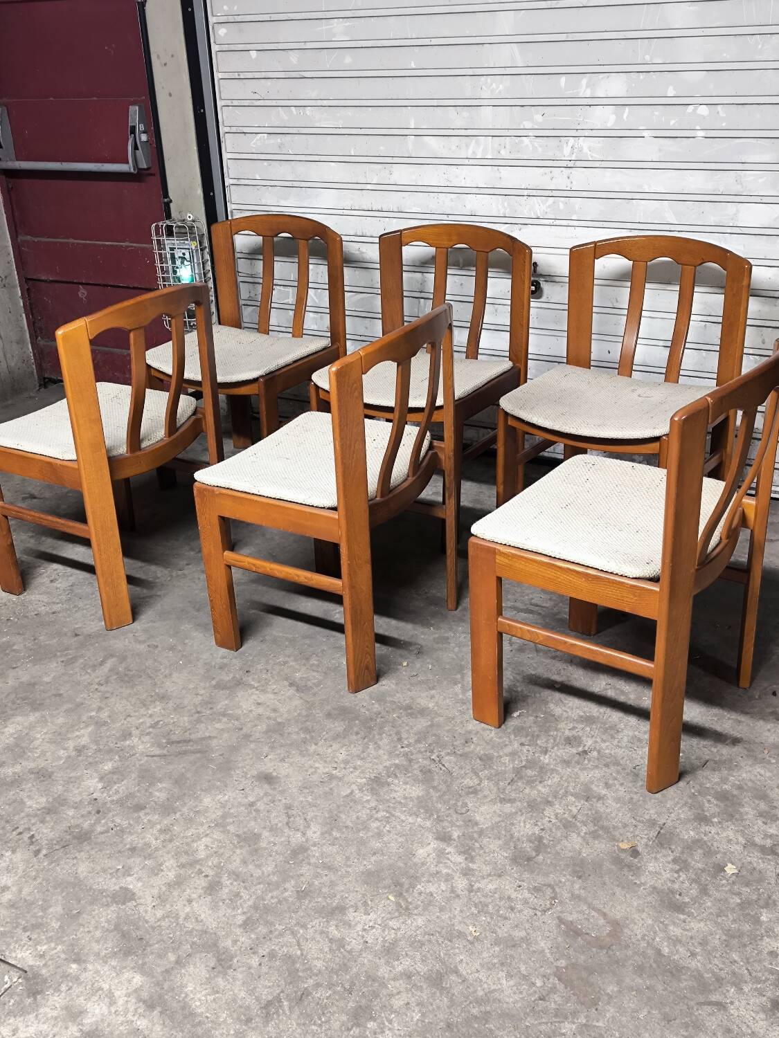 Vintage Bauman elm chairs