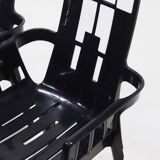 Set of 4 Boston Chairs by Pierre Paulin for Henry Massonnet France 1980s