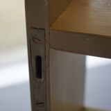 A Dutch wooden 1940s shelving unit in Modernist style