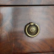 Empire period mahogany cabinet secretary