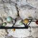Wall coat rack 50s, colored balls