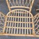 Pair of vintage rattan armchairs