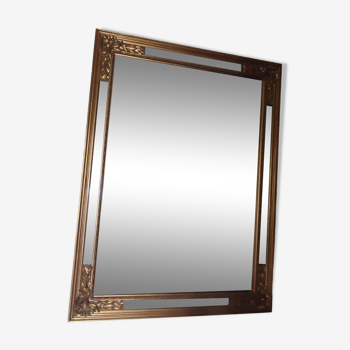 Grand miroir bronze dore