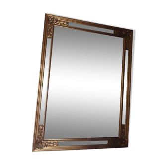 Large bronze mirror gild