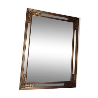 Grand miroir bronze dore