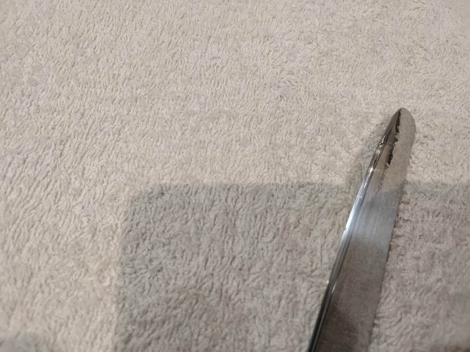 12 silver-plated table knives by Christofle, Albi pattern