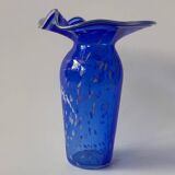 Blown glass vase signed Martine Durand-Gasselin