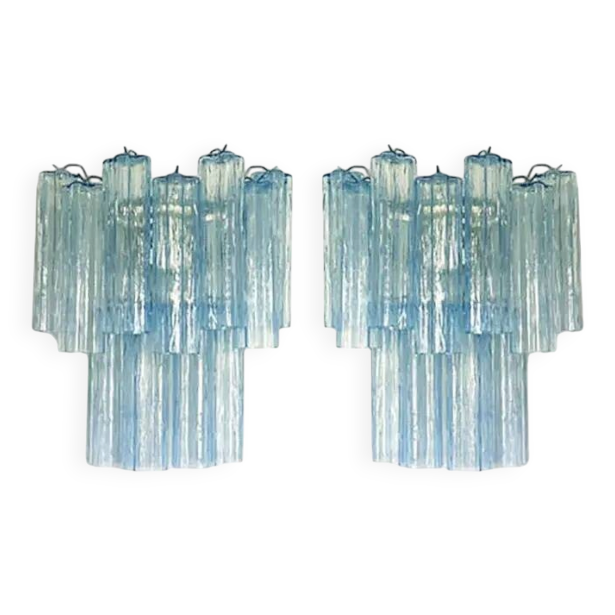 Pair of Modern Glass Sconces Designed by Simoeng