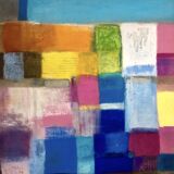 Tableau coloré au pastel