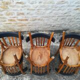 12 mismatched bistro chairs