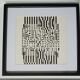Tableau Vintage Art Optique - Victor Vasarely - Frame 40x40cm