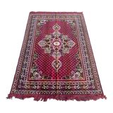 Vintage carpet with floral decoration 123x176cm