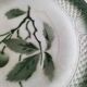 Set of 4 vintage summer fruit dessert plates.
