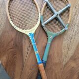 Paire d anciennes raquettes de tennis vers 1930