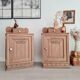 Paire de chevets Art Déco bois brut rénovés