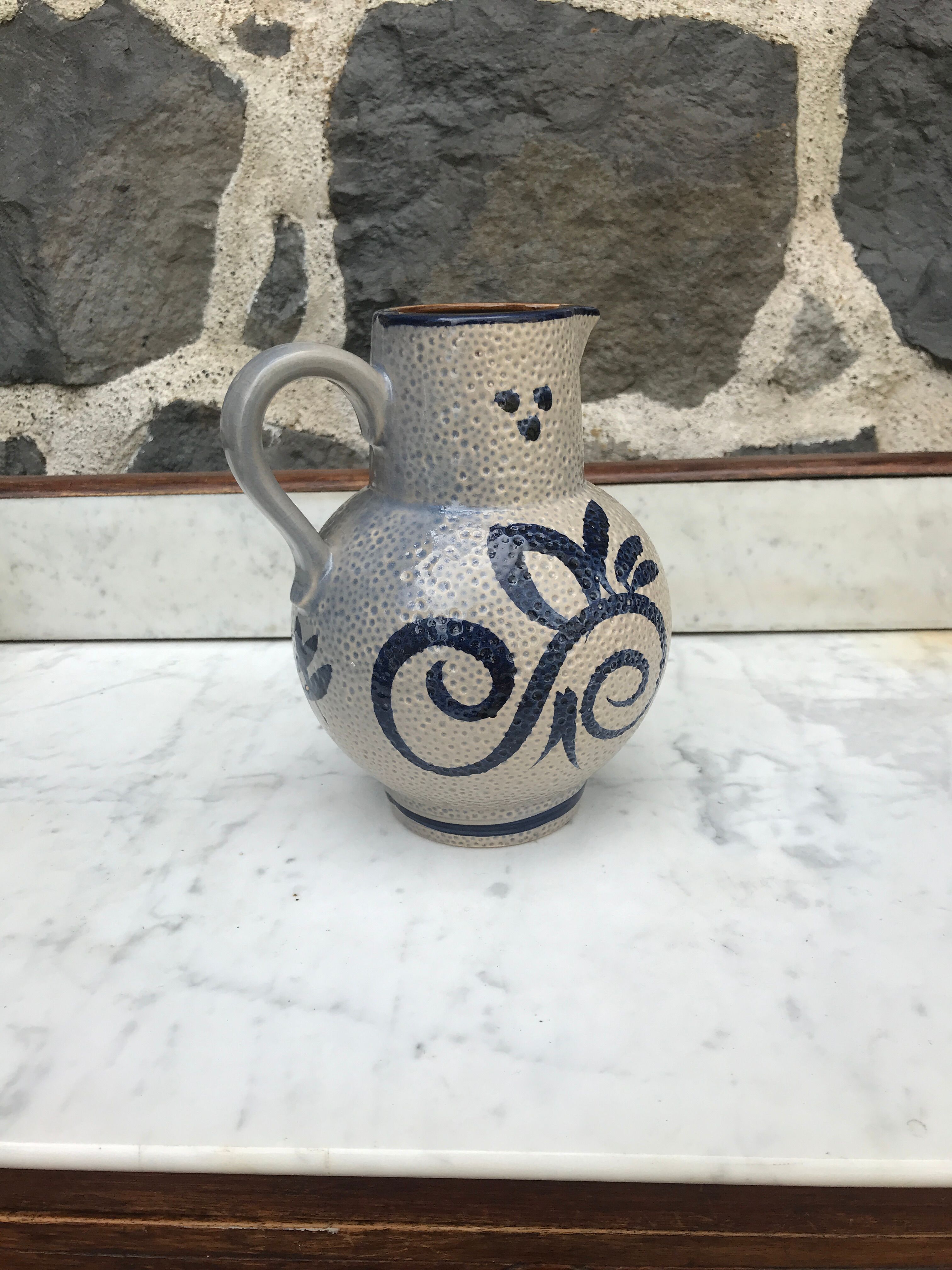 West Germany ceramic pitcher