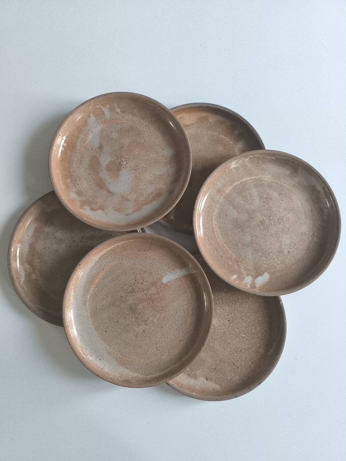 Set of 6 Marais stoneware plates